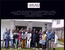 Tablet Screenshot of akadeducationafrica.com